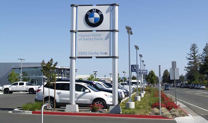 Medium Commercial Installation - Hansel BMW, Santa Rosa